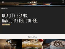 Tablet Screenshot of caffenero.com